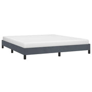 Bedframe donkergrijs California King fluweel