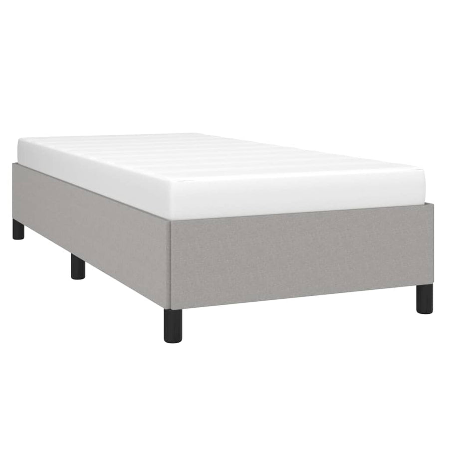 Bedframe Stof Lichtgrijs 80 x 200 cm 35 cm