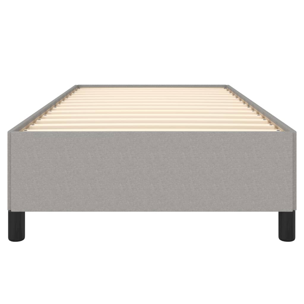 Bedframe Stof Lichtgrijs 80 x 200 cm 35 cm
