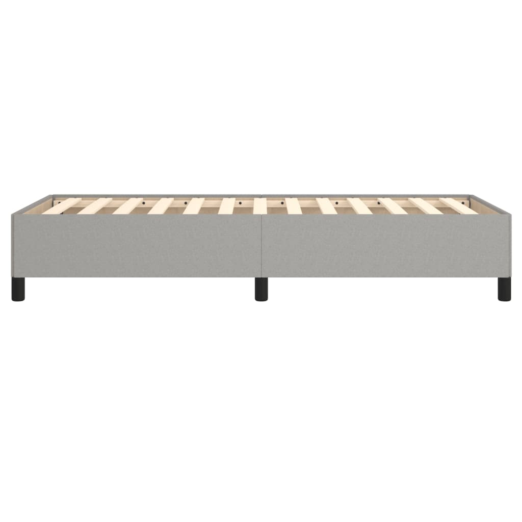 Bedframe Stof Lichtgrijs 80 x 200 cm 35 cm
