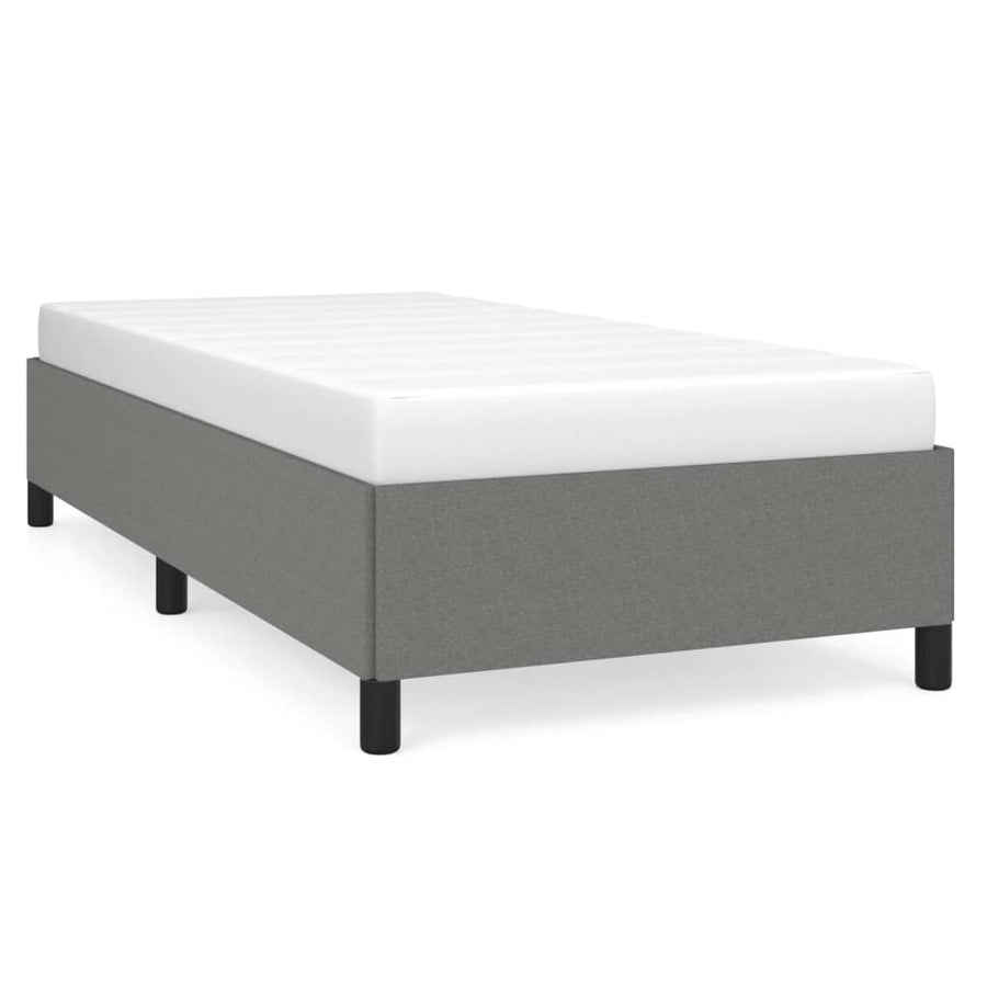 Bedframe Stof Donkergrijs 80 x 200 cm 35 cm