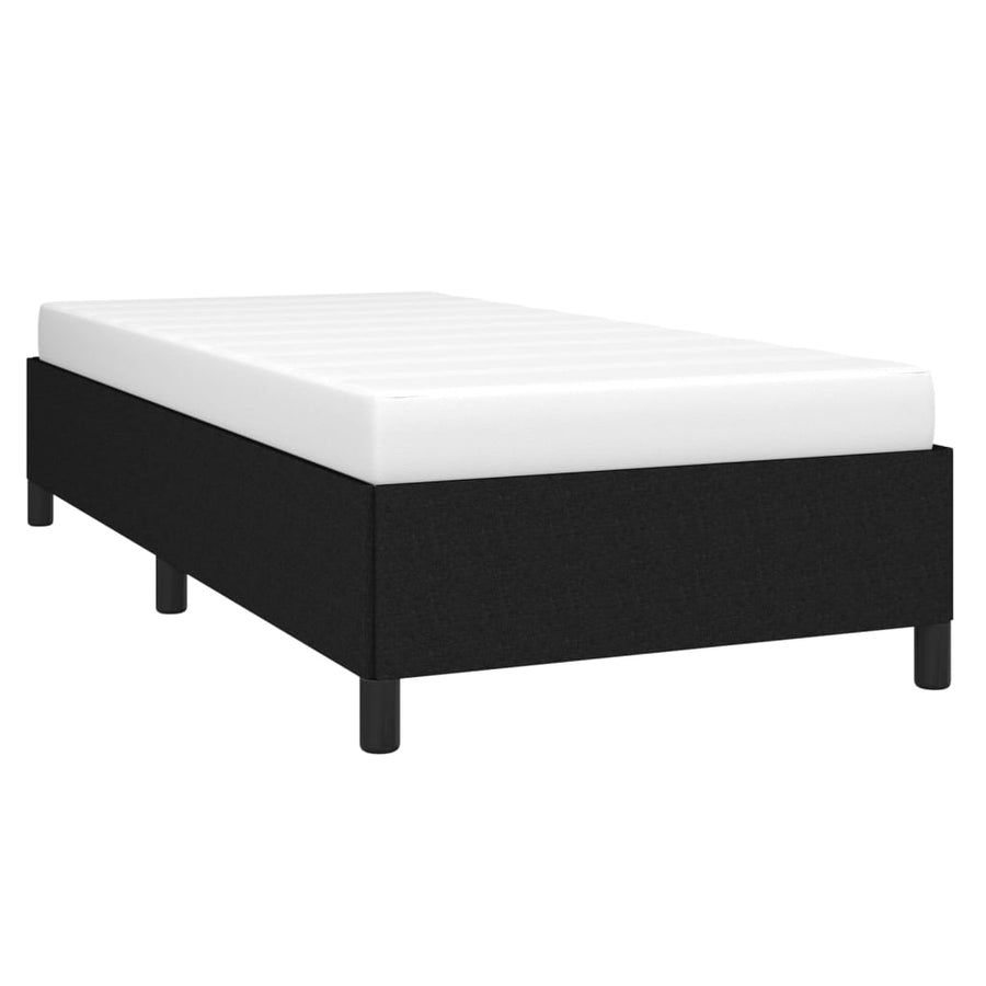 Bedframe Stof Zwart 80 x 200 cm 35 cm