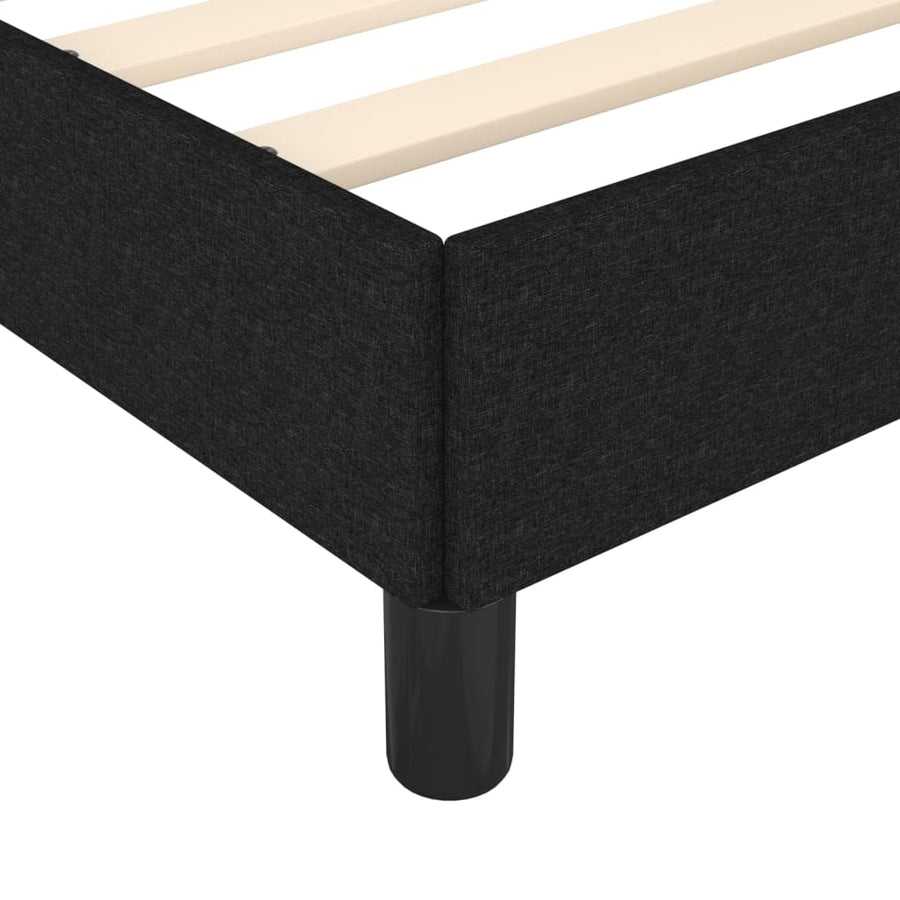 Bedframe Stof Zwart 80 x 200 cm 35 cm