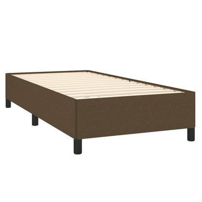 Bedframe Stof Donkerbruin 80 x 200 cm 35 cm