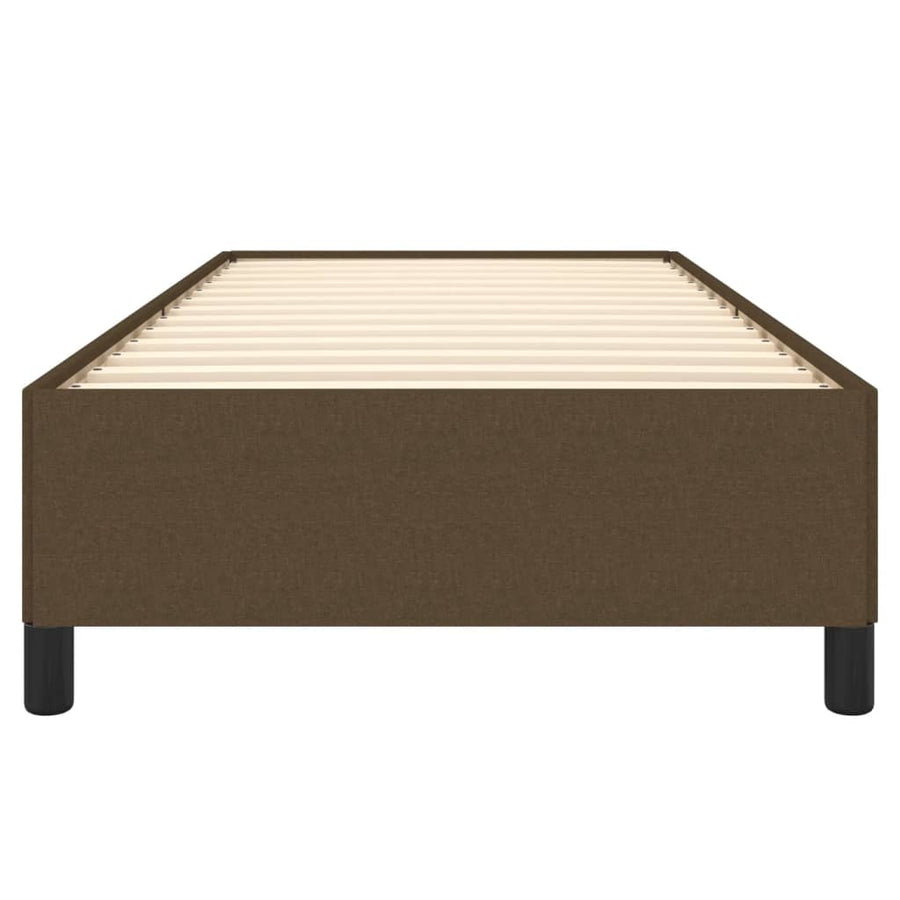 Bedframe Stof Donkerbruin 80 x 200 cm 35 cm