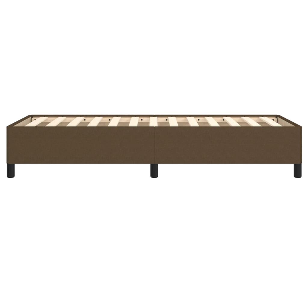 Bedframe Stof Donkerbruin 80 x 200 cm 35 cm