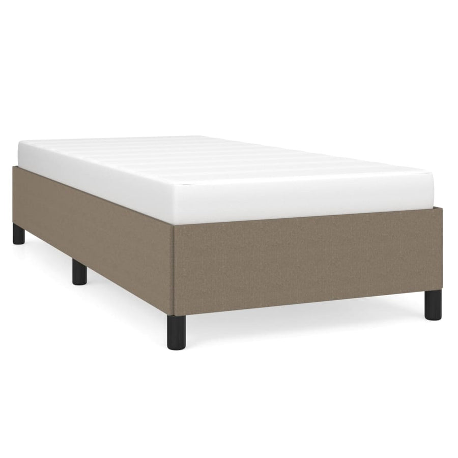 Bedframe Stof Taupe 80 x 200 cm 35 cm