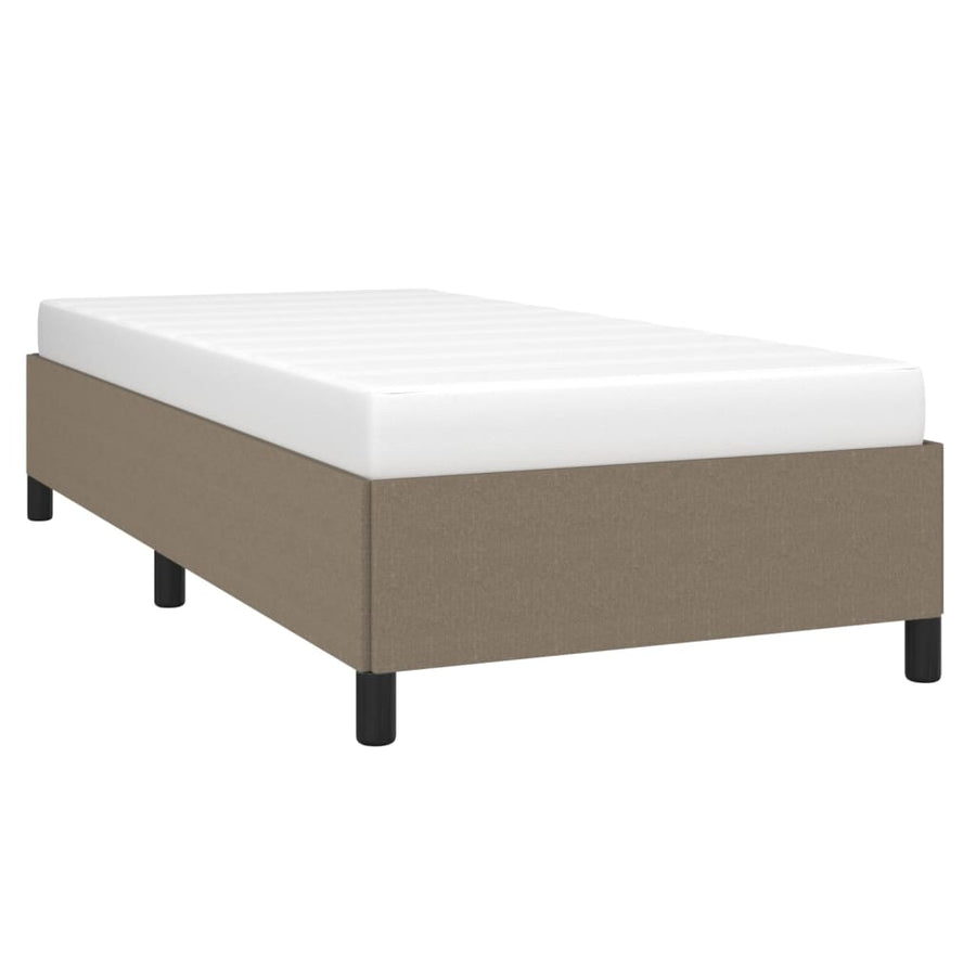 Bedframe Stof Taupe 80 x 200 cm 35 cm