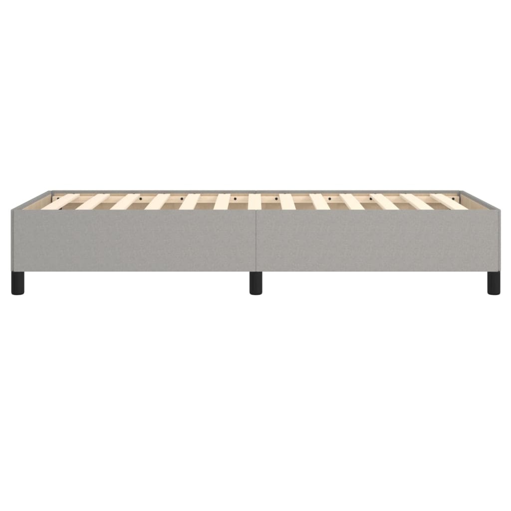 Bedframe Stof Lichtgrijs 90 x 190 cm 35 cm