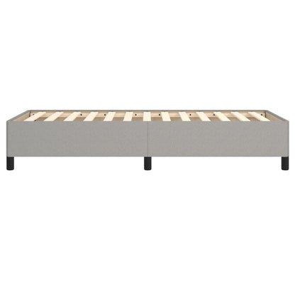 Bedframe Stof Lichtgrijs 90 x 190 cm 35 cm