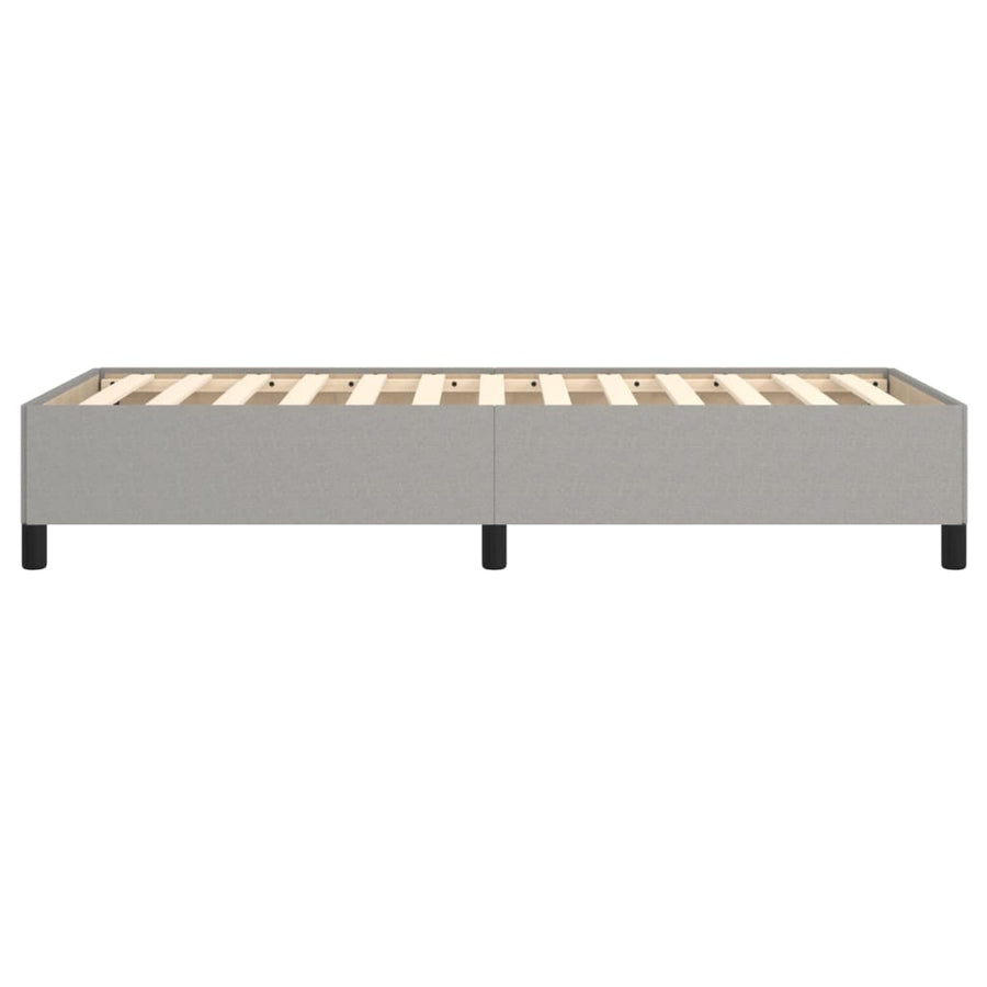 Bedframe Stof Lichtgrijs 90 x 190 cm 35 cm