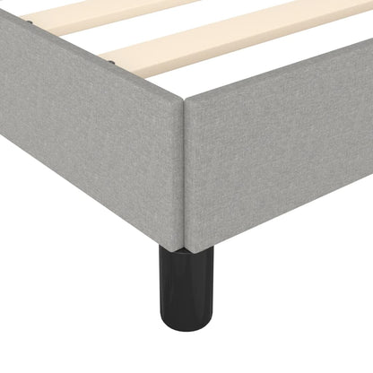 Bedframe Stof Lichtgrijs 90 x 190 cm 35 cm