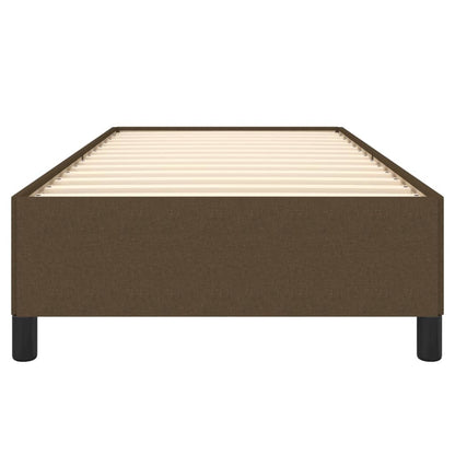 Bedframe Stof Donkerbruin 90 x 190 cm 35 cm