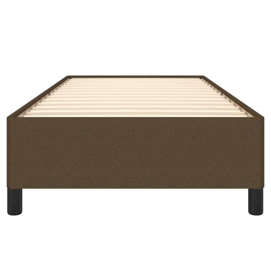 Bedframe Stof Donkerbruin 90 x 190 cm 35 cm