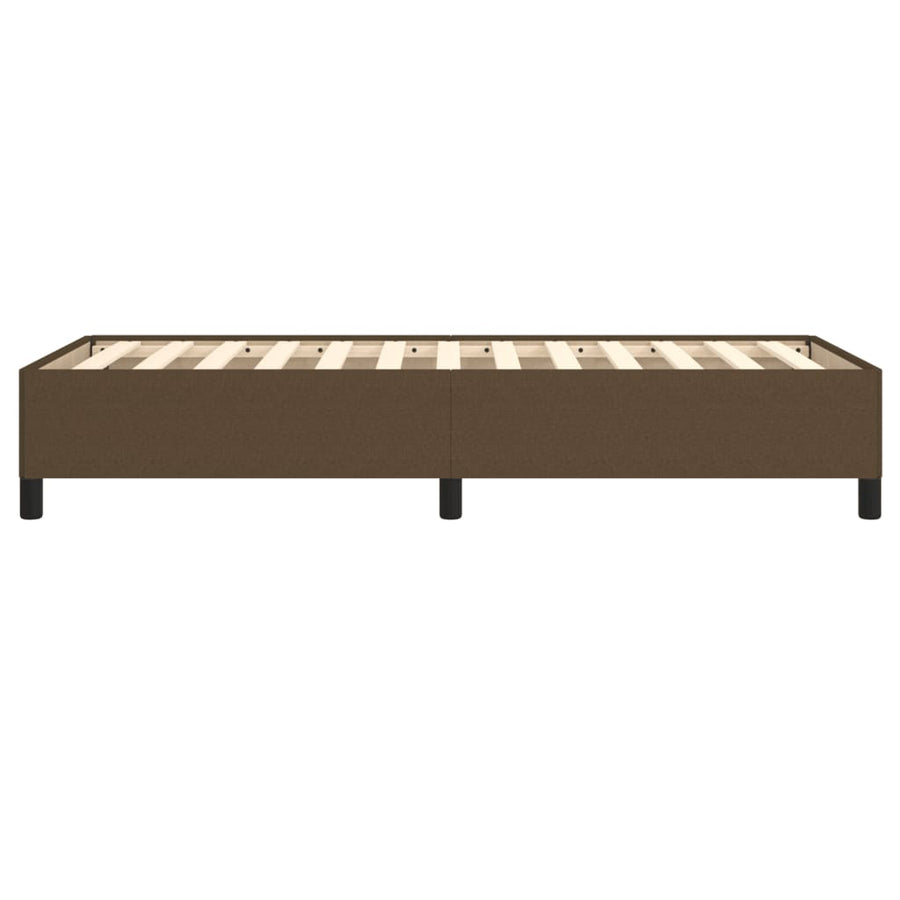 Bedframe Stof Donkerbruin 90 x 190 cm 35 cm