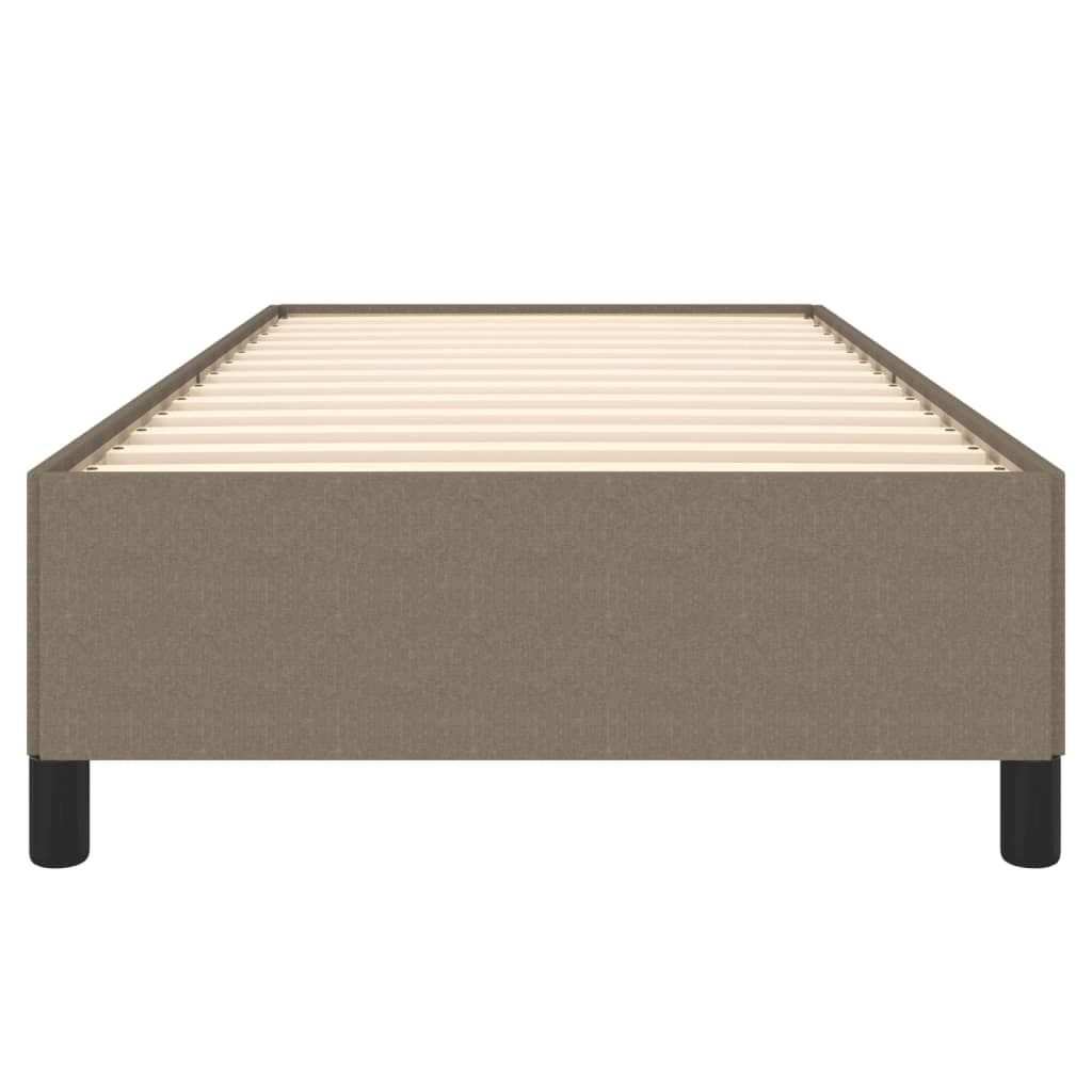 Bedframe Stof Taupe 90 x 190 cm 35 cm