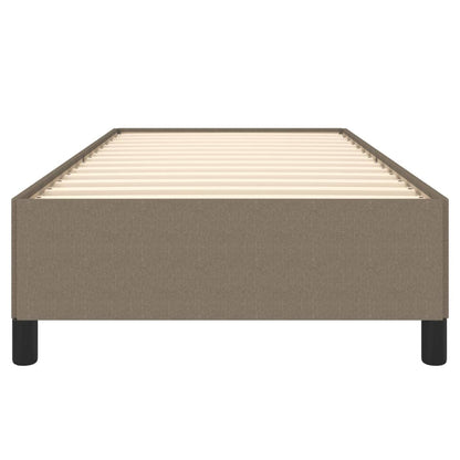 Bedframe Stof Taupe 90 x 190 cm 35 cm