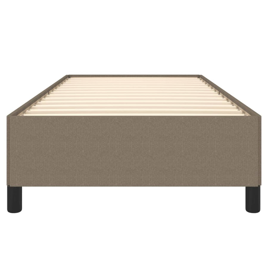 Bedframe Stof Taupe 90 x 190 cm 35 cm
