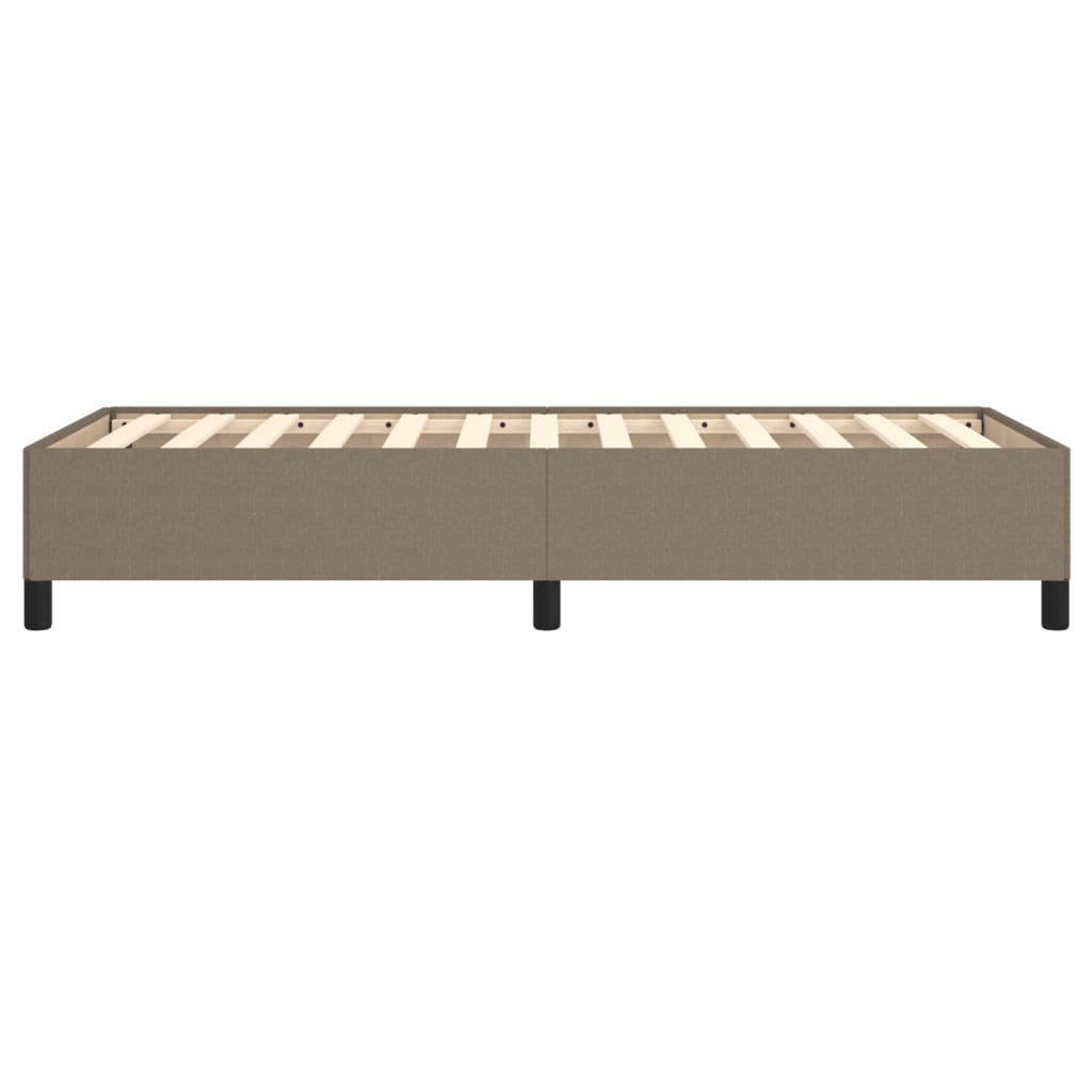 Bedframe Stof Taupe 90 x 190 cm 35 cm