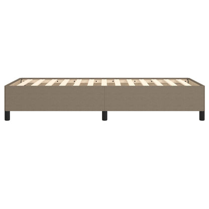 Bedframe Stof Taupe 90 x 190 cm 35 cm
