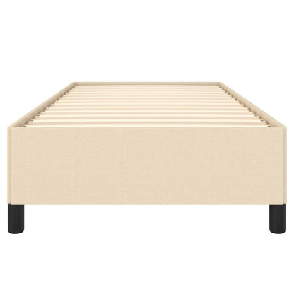 Bedframe Stof Kleurig Crème 90 x 190 cm 35 cm