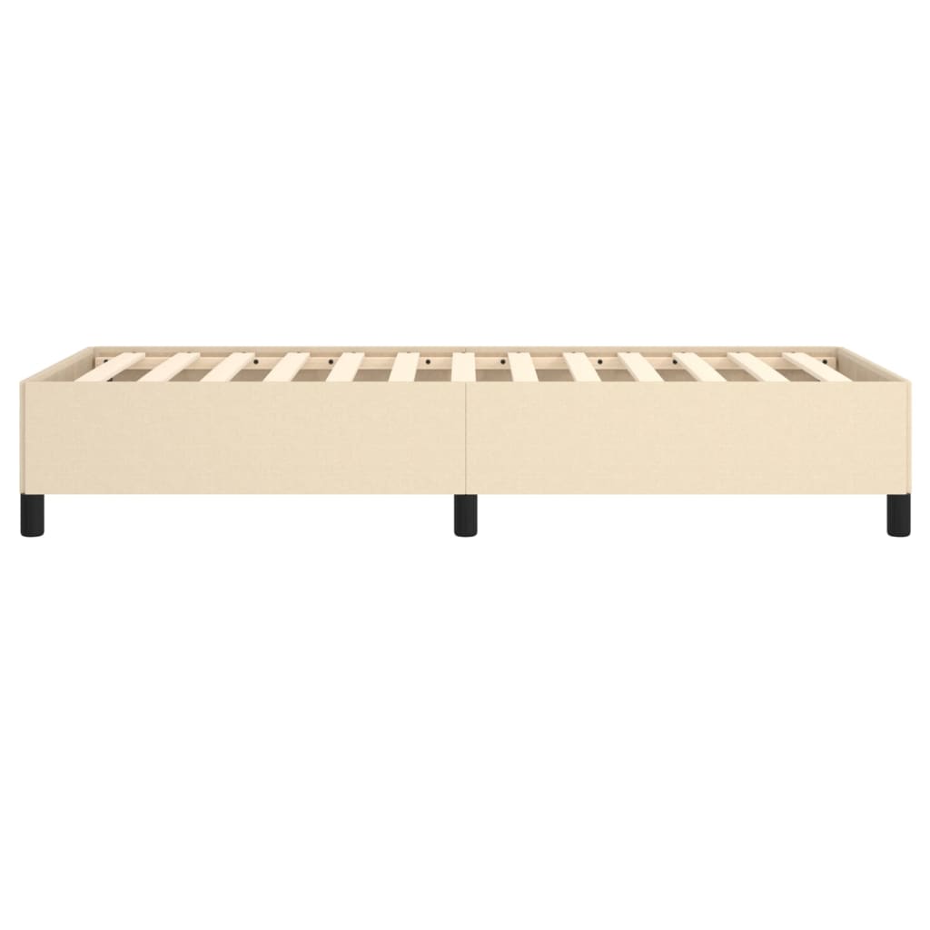 Bedframe Stof Kleurig Crème 90 x 190 cm 35 cm