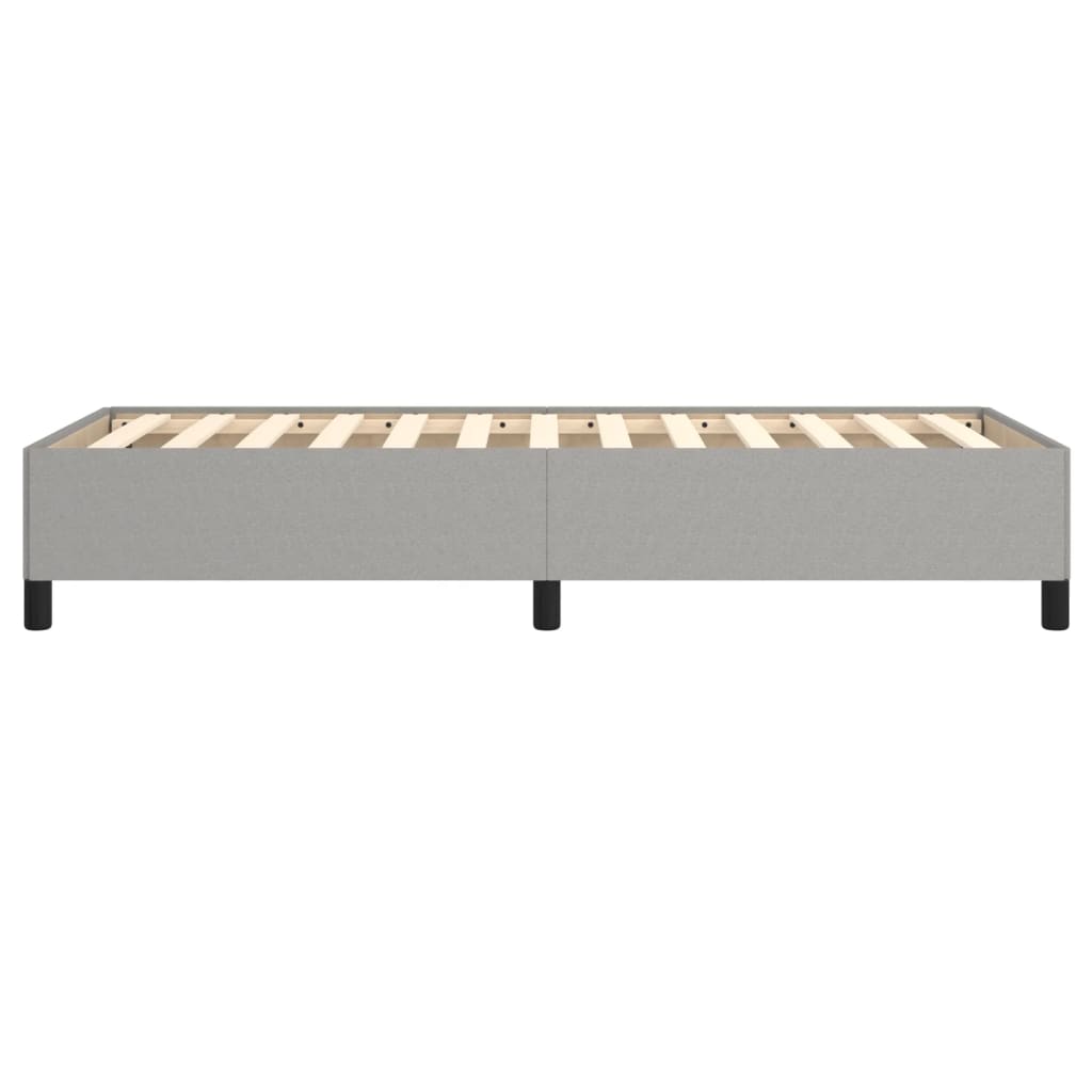 Bedframe Stof Lichtgrijs 90 x 200 cm 35 cm