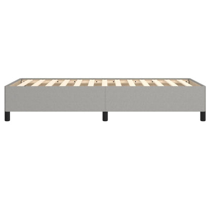 Bedframe Stof Lichtgrijs 90 x 200 cm 35 cm