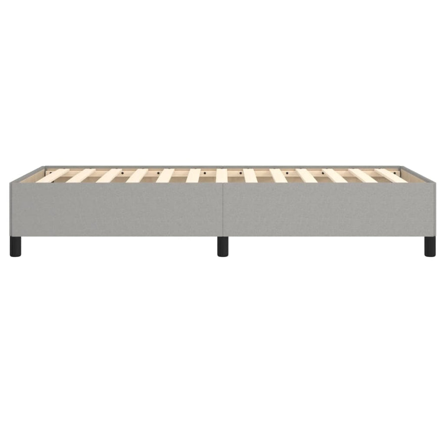 Bedframe Stof Lichtgrijs 90 x 200 cm 35 cm