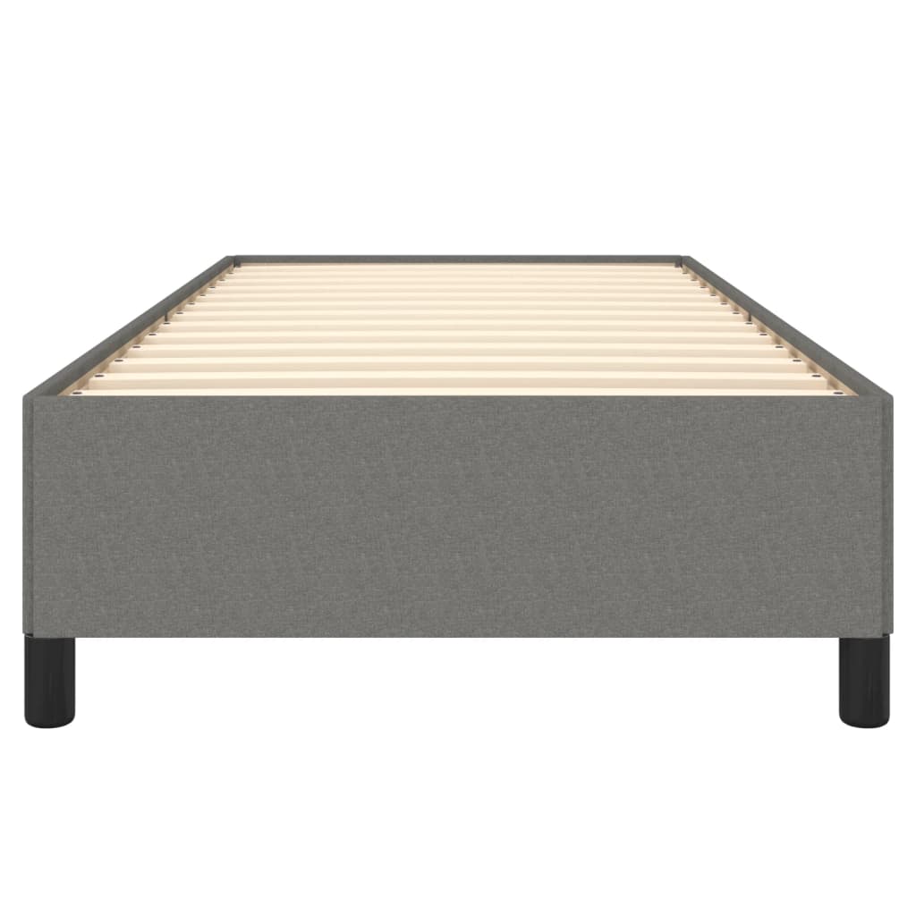 Bedframe Stof Donkergrijs 90 x 200 cm 35 cm