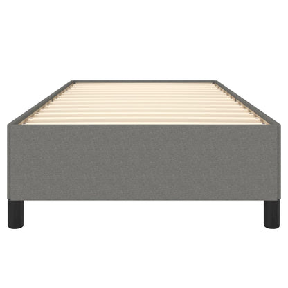 Bedframe Stof Donkergrijs 90 x 200 cm 35 cm