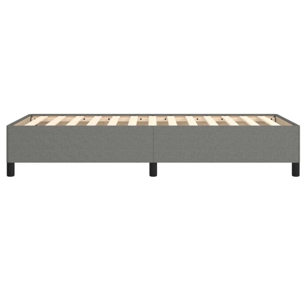 Bedframe Stof Donkergrijs 90 x 200 cm 35 cm