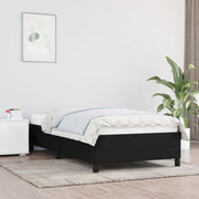 Bedframe 90x200 cm stof zwart