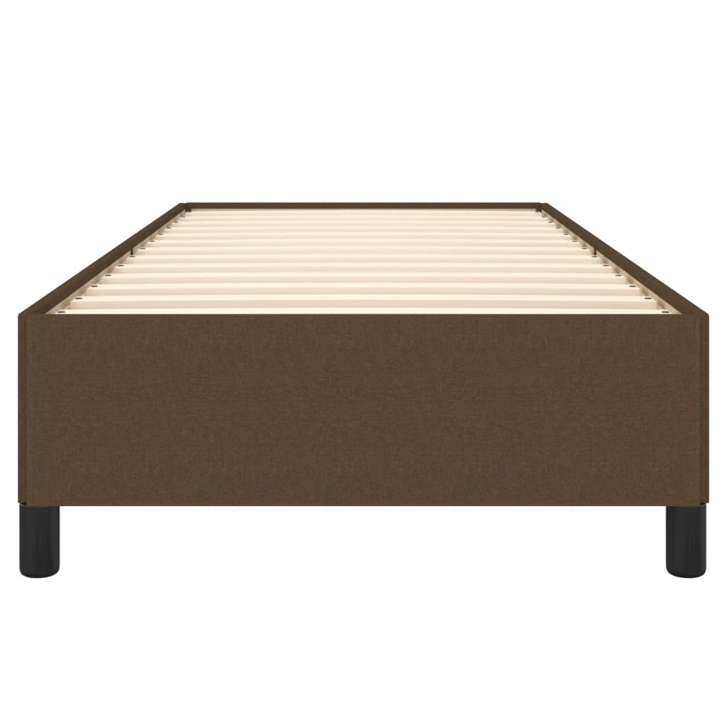 Bedframe Stof Donkerbruin 90 x 200 cm 35 cm