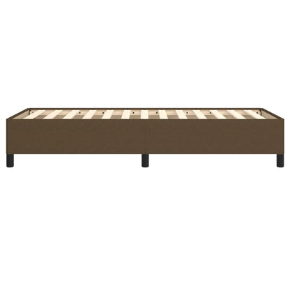 Bedframe Stof Donkerbruin 90 x 200 cm 35 cm
