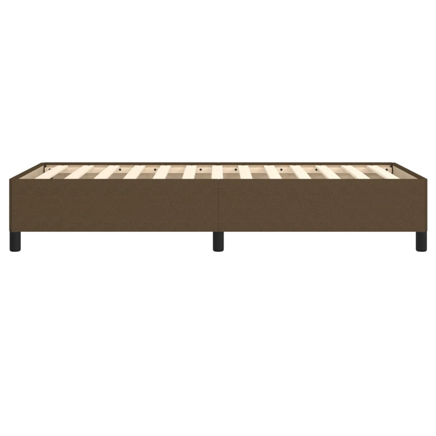 Bedframe Stof Donkerbruin 90 x 200 cm 35 cm