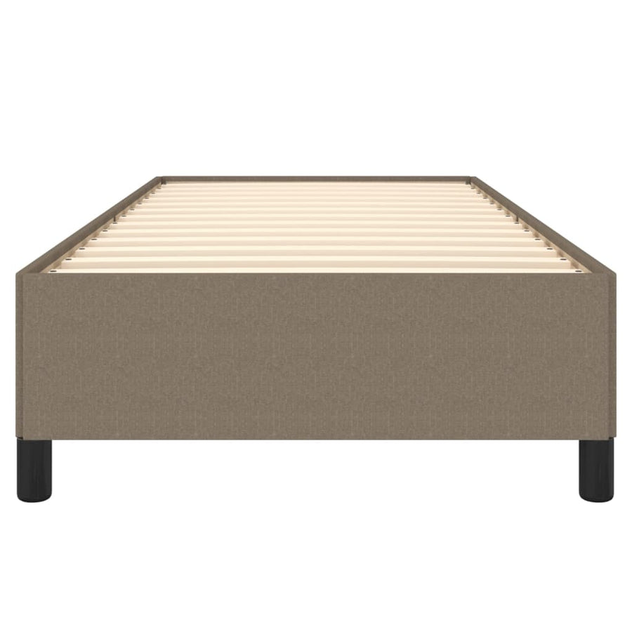 Bedframe Stof Taupe 90 x 200 cm 35 cm