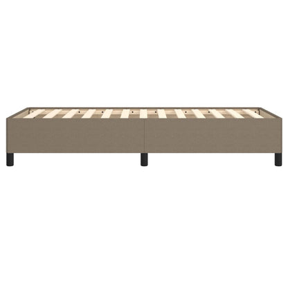 Bedframe Stof Taupe 90 x 200 cm 35 cm