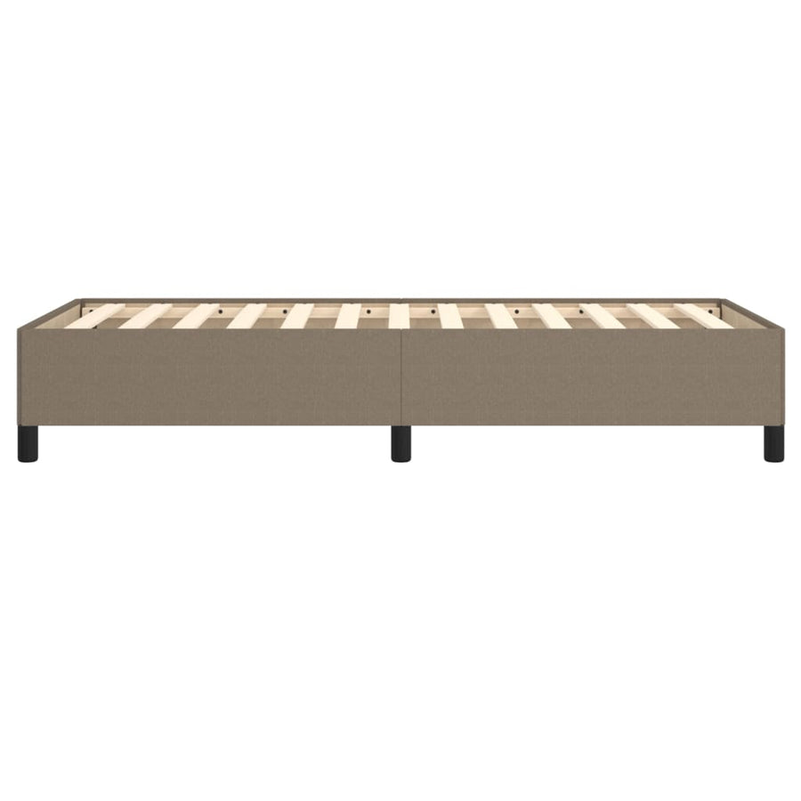 Bedframe Stof Taupe 90 x 200 cm 35 cm