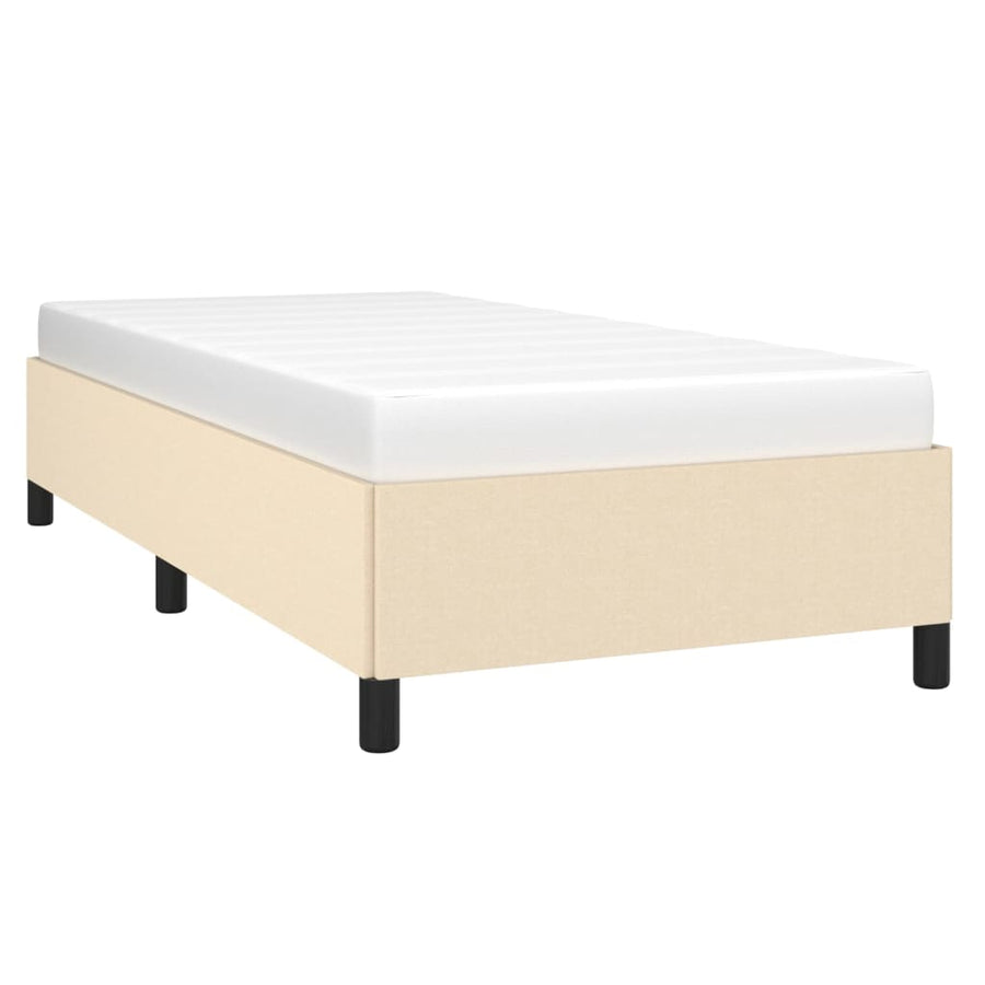 Bedframe Stof Kleurig Crème 90 x 200 cm 35 cm
