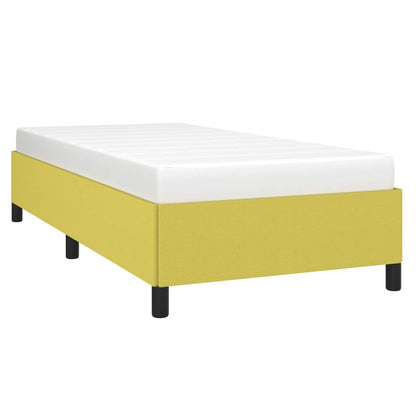 Bedframe stof groen 90x200 cm