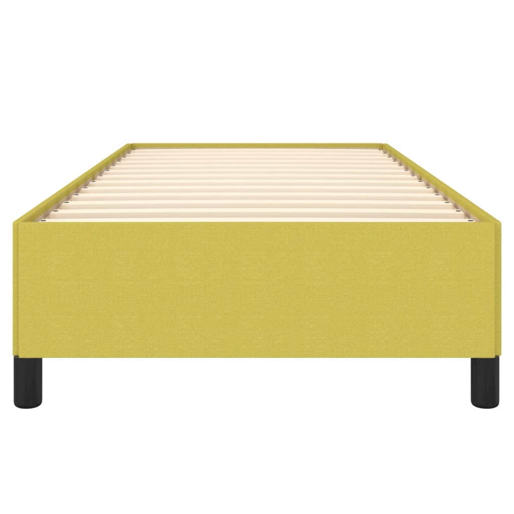 Bedframe stof groen 90x200 cm