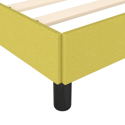 Bedframe stof groen 90x200 cm