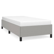 Bedframe Stof Lichtgrijs 100 x 200 cm 35 cm
