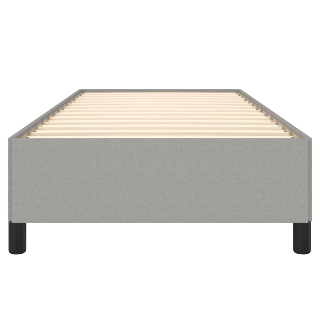 Bedframe Stof Lichtgrijs 100 x 200 cm 35 cm