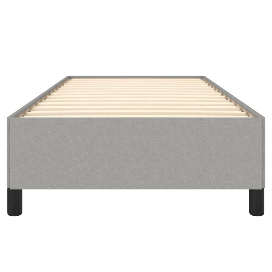 Bedframe Stof Lichtgrijs 100 x 200 cm 35 cm