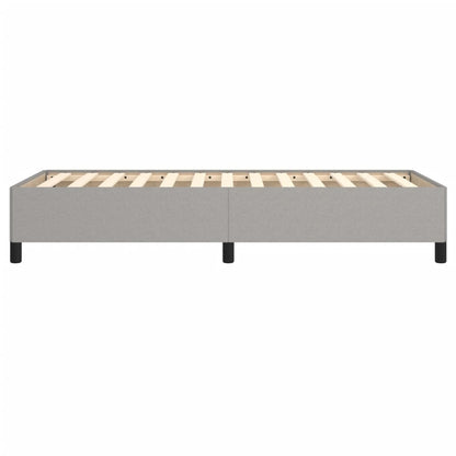 Bedframe Stof Lichtgrijs 100 x 200 cm 35 cm