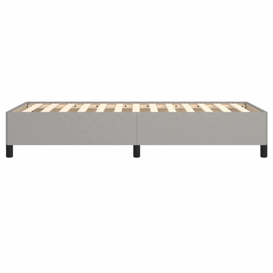 Bedframe Stof Lichtgrijs 100 x 200 cm 35 cm