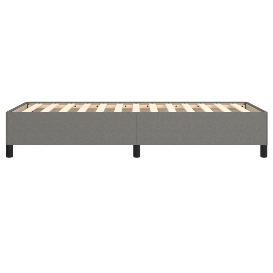 Bedframe Stof Donkergrijs 100 x 200 cm 35 cm