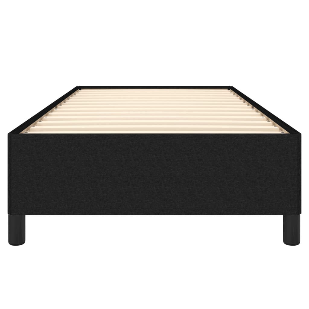 Bedframe Stof Zwart 100 x 200 cm 35 cm